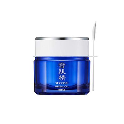 SEKKISEI Herbal Gel, Multi-Purpose 6 in1 benefits Hydrating Gel Moisturizer &amp; Mask, 2.8 Ounce