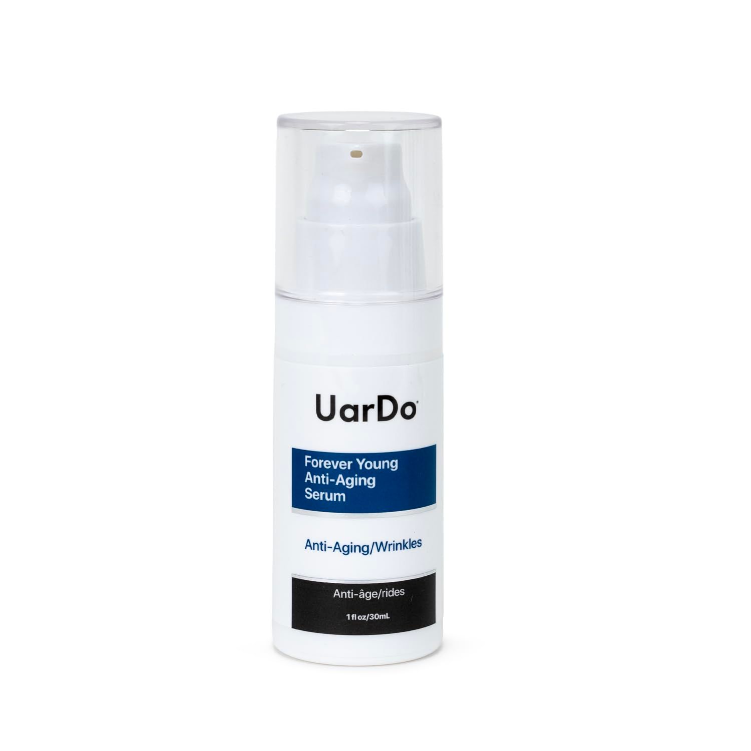 Uardo Forever Young Anti-Aging Serum 1 Fl Oz / 30 ml - usn103 | For Wrinkles, Fine Lines | Increases Skin Firmness | With Antioxidants &amp; Peptides | For Women and Men