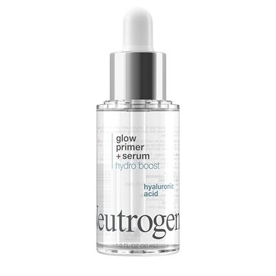 Neutrogena Hydro Boost Glow Booster Primer &amp; Serum, Hydrating &amp; Moisturizing Face Serum-to-Primer Hybrid, Infused with Purified Hyaluronic Acid &amp; Designed to Instantly Hydrate, 1.0 fl. oz