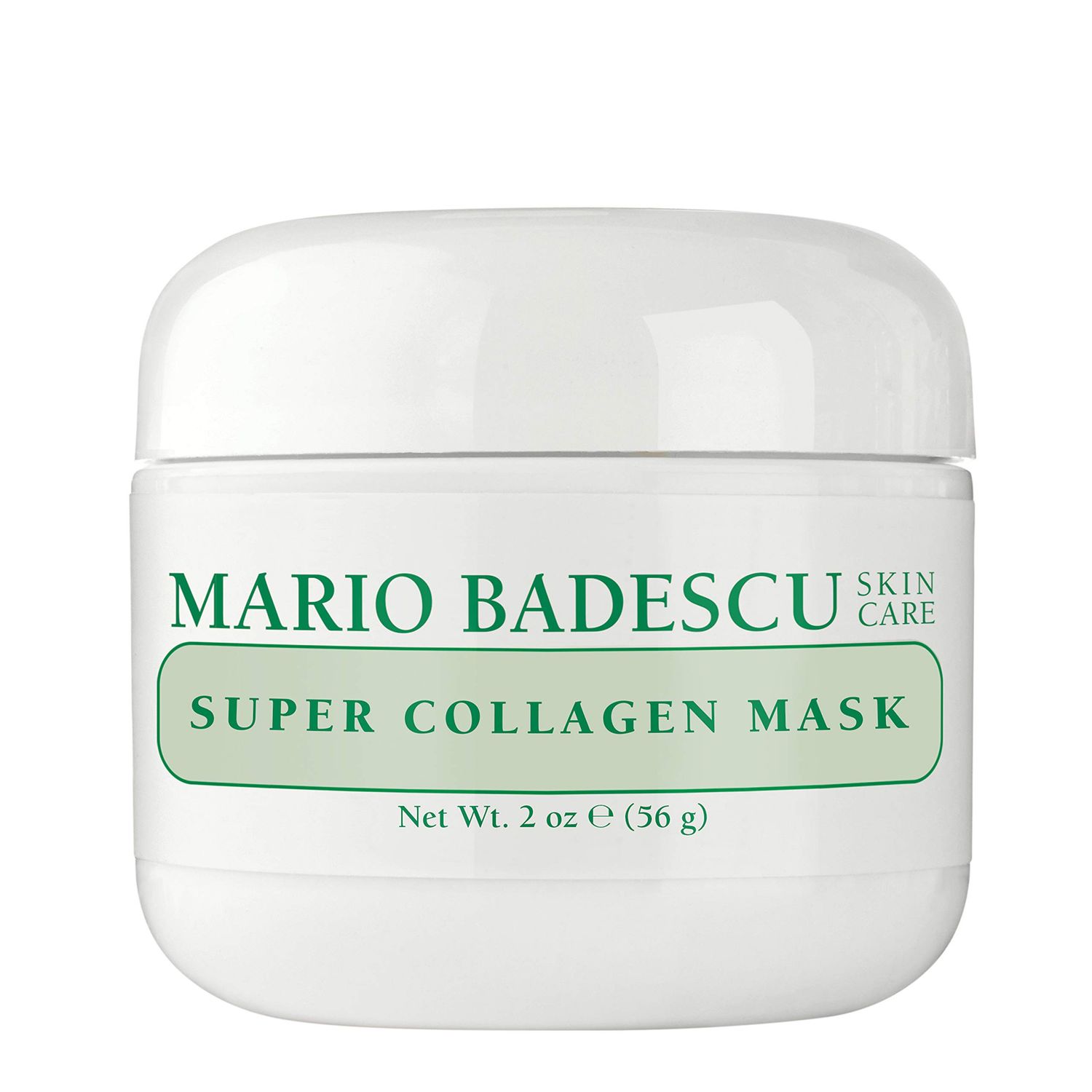 Mario Badescu Super Collagen Mask, Clay Face Mask Skin Care Ideal for Combination, Dry or Sensitive Skin, Pore Minimizer with Hydrating Collagen and Purifying Kaolin Clay, 2 Oz