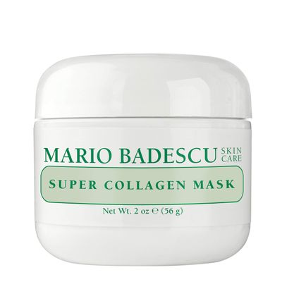 Mario Badescu Super Collagen Mask, Clay Face Mask Skin Care Ideal for Combination, Dry or Sensitive Skin, Pore Minimizer with Hydrating Collagen and Purifying Kaolin Clay, 2 Oz