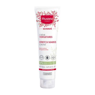 Mustela Maternity Stretch Marks Cream for Pregnancy - with Natural Avocado, Maracuja &amp; Shea Butter - Fragrance-Free &amp; EWG Verified - 5.07 fl. Oz
