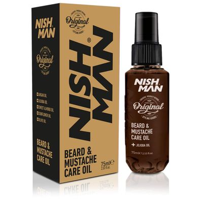 nishman Beard &amp; Mustache Care Oil 75ml