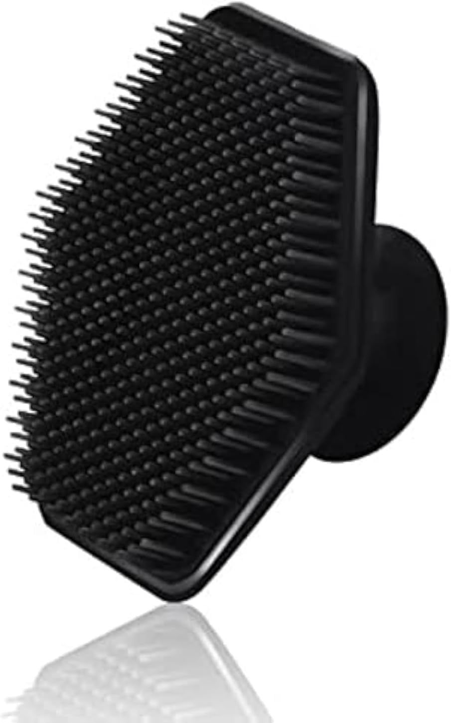 VWMYQ Face Scrubber, Silicone Face Scrubber for Men, Gentle Exfoliator Pad &amp; Massager, Facial Cleansing/Wash Brush - Removes Dead &amp; Dry SkinBlack