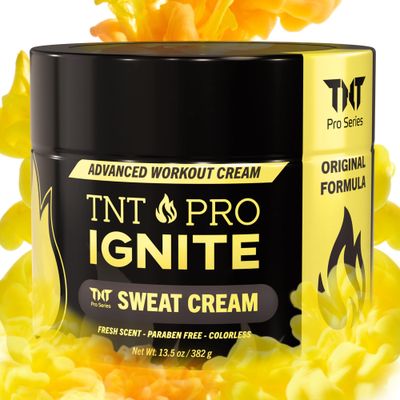 TNT Workout Sweat Gel: Hot Sweat Cream: Workout Cream For Men &amp; Women, Heat Skin Lotion (13.5 oz)