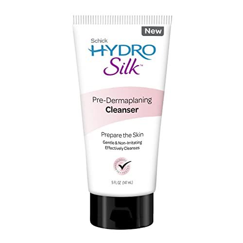 Schick Hydro Silk Pre-Dermaplaning Cleanser for Women, 5oz | Dermaplane Face Wash for Women, Facial Cleanser, Gentle Face Cleanser for Dermaplaning, Facial Wash, 5oz