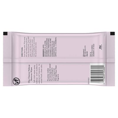 OLAY Cleanse Makeup Remover Wipes, Rose Water 25 ea (Pack of 6)