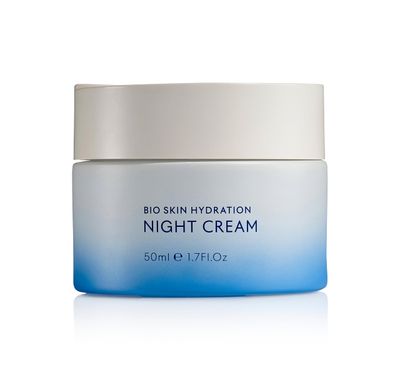 Seacret Bio Skin Hydration Night Cream with Aloe, Niacinamide, Jojoba, Argan Oil, and Dead Sea Minerals - Deeply Moisturizing, assist in Anti-Aging, and Skin-Conditioning Formula, 50ml