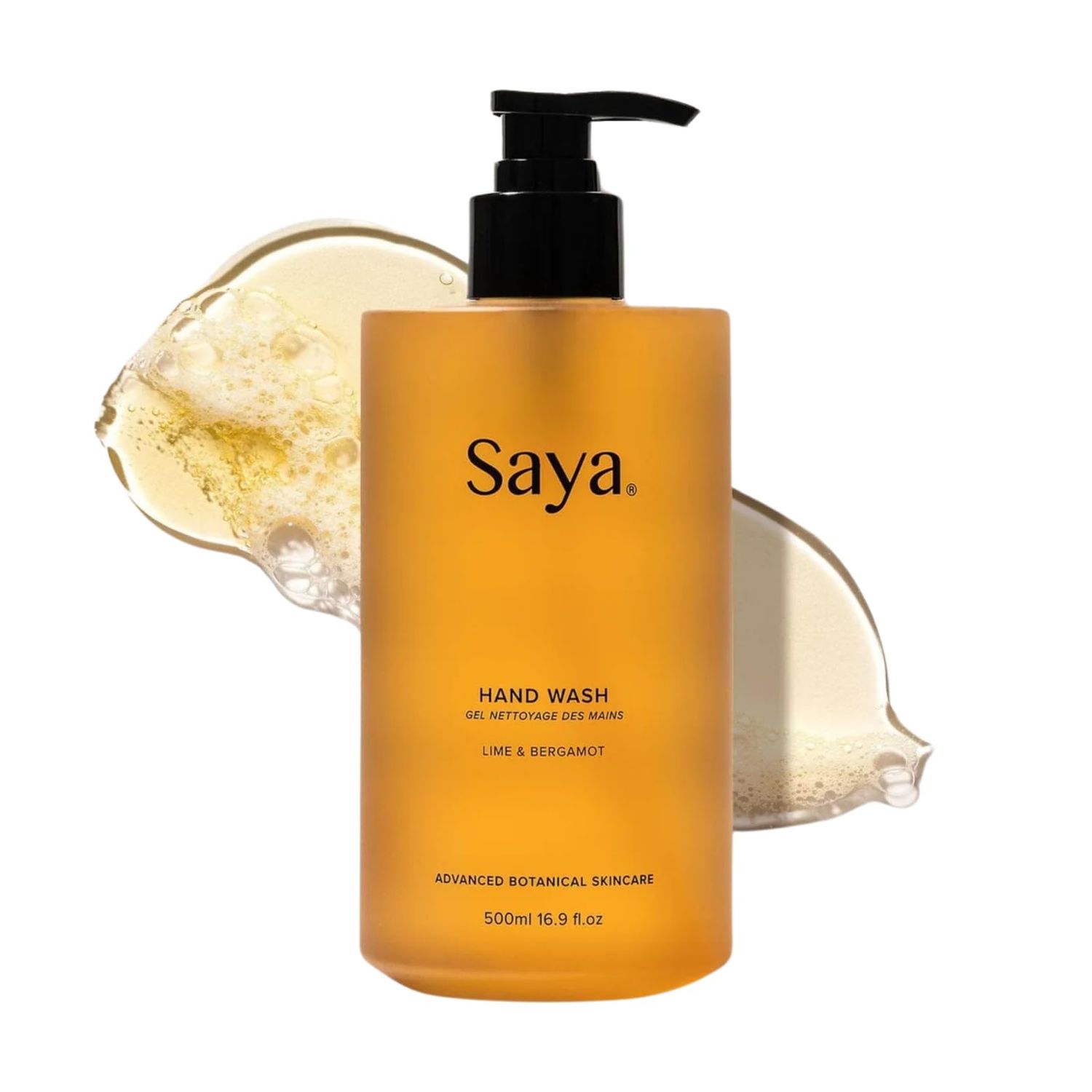 Saya High Performing Hand Soap | Luxurious Ingredients for Soft &amp; Smooth Hands With Aloe Vera, Kakadu Plum, Desert Lime Deeply Hydrating, Cleansing Notes of Lime, Bergamot Cedarwood Ylang Ylang 475ml