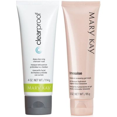 Mary Kay Mix &amp; Mask Set Deep-Cleansing Charcoal Mask &amp; Moisture Renewing Gel Mask