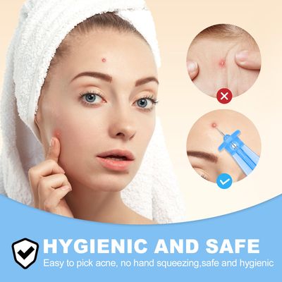 Sterile Pimple Needles, 50 Pcs Disposable Acne Needles and 72 Dots Acne Pimple Stickers - Effective Blemish &amp; Blackhead Removal Tools for Clear Skin