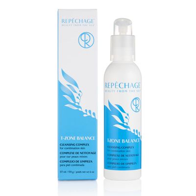 Repechage T-Zone Balance Cleansing Complex For Combination Skin - Hydrating Daily Facial Cleanser with Squalane, Helps Minimize Pores, Balancing Face Wash for Oily, Combination Skin, Soap-Free, 6 oz.