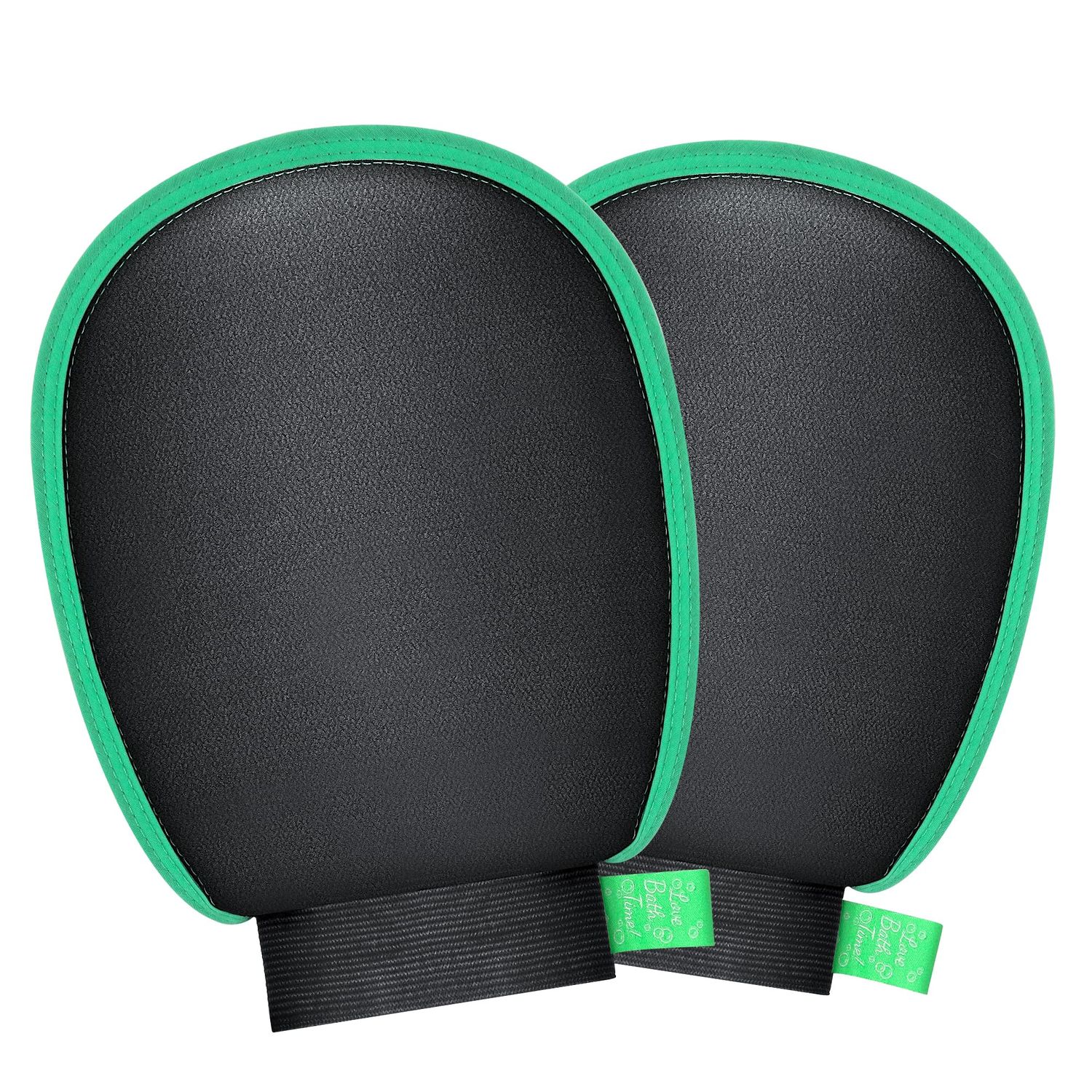 KICKLEEN 2 Pcs Deep Exfoliating Glove for Shower, Exfoliating Mitt for Dead Skin Removal, Exfoliating Body &amp; Face Dead Skin Remover, Body Scrubber Exfoliator Gloves for Dead Skin
