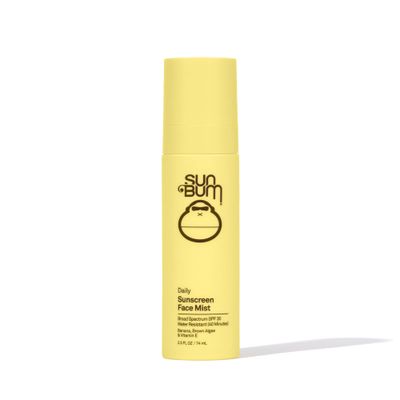 Sun Bum Skin Care SPF 30 Daily Sunscreen Face Mist | Vegan and Hawaii 104 Act Compliant (Octinoxate &amp; Oxybenzone Free) Broad Spectrum UVA/UVB Facial Sunscreen Spray with Vitamin E | 2.5 oz