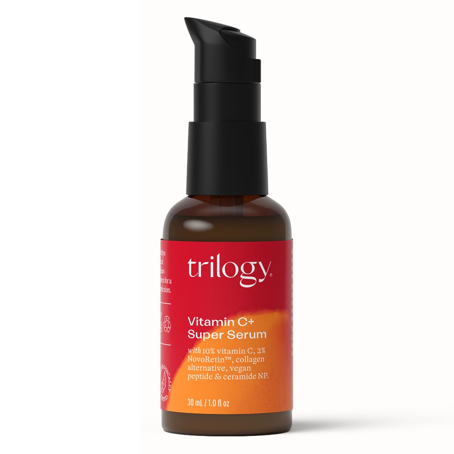 Trilogy Vitamin C+ Super Serum, Brightening &amp; Anti-Aging Formula, 1.0 fl oz