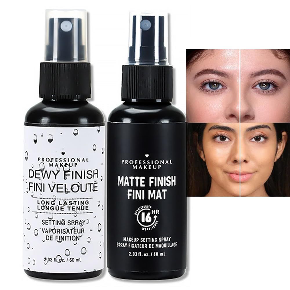 Kaely 2IN1 Hydrating Setting Spray for Face,Primer Face Makeup Matte Dewy Finish,Waterproof Setting Spray for Makeup Long Lasting,Oil Control,maquillaje Up To 16 Hours,Vegan &amp; Cruelty-Free