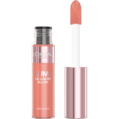 LOral Paris True Match Lumi Le Liquid Blush, Intense Lightweight Blush Formula With Liquid Pigments, Dewy Worth It, 0.33 Fl Oz