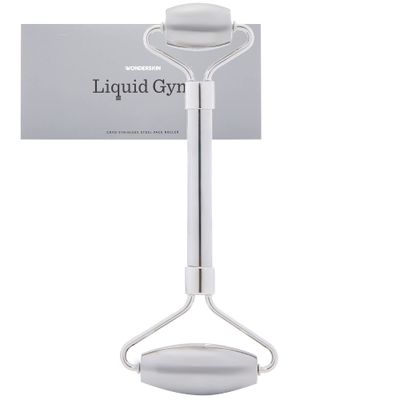 Wonderskin Liquid Gym Facial Roller, Stainless Steel Face Roller Massager, Eye Roller for Puffy Eyes and Dark Circles, Face Sculpting Tool