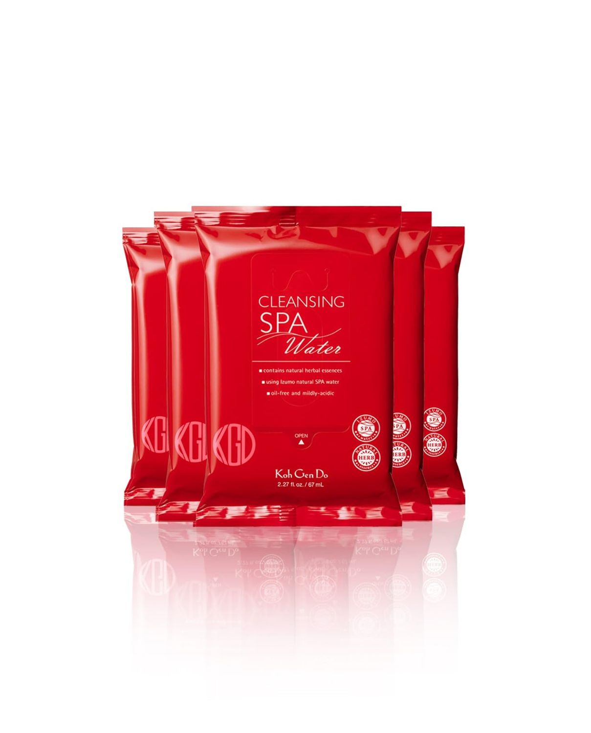 Koh Gen Do Cleansing Water Cloth Set, 5 PACKS / 10 CLOTHS PER PACK