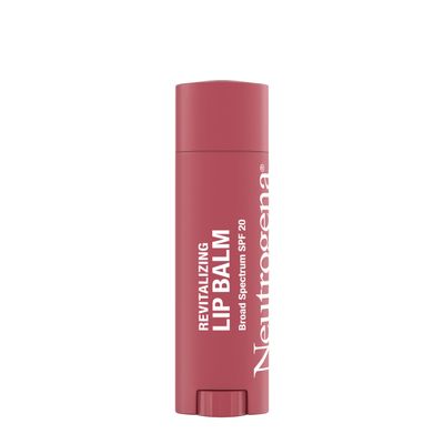 Neutrogena Revitalizing and Moisturizing Tinted Lip Balm with Sun Protective Broad Spectrum SPF 20 Sunscreen, Lip Soothing Balm with a Sheer Tint in Color Sunny Berry 30,.15 oz