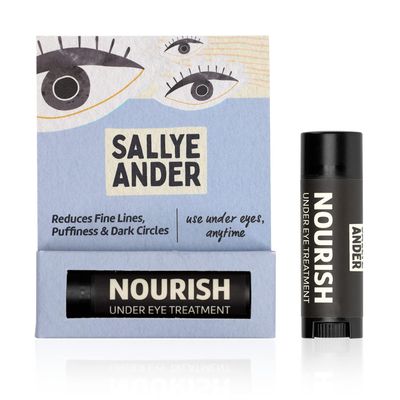 SALLYEANDER Nourish Under Eye Treatment for Dark Circles, Crow&#39;s Feet, Fine Lines, and Puffiness - Nourish, Moisturize &amp; Gently Restore Tender Under Eye Skin - 100% Handmade