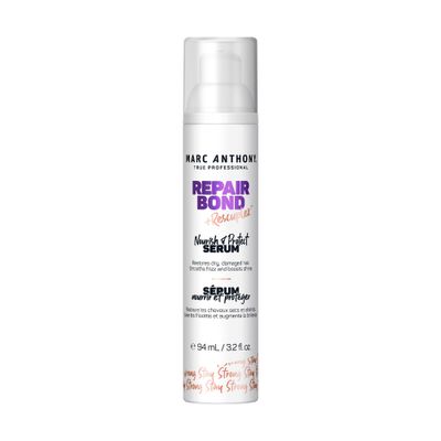 Marc Anthony Hair Serum for Frizzy &amp; Damaged Hair, Repair Bond + Rescuplex Strength &amp; Protect Serum - 3.2 fl oz