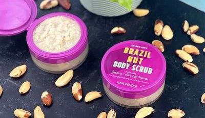 Trader Joes Brazil Nut Body Scrub, 8 ounces (227 grams)