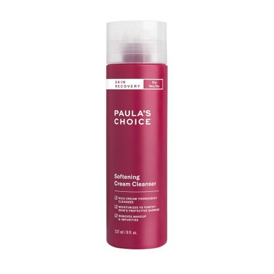 Paula&#39;s Choice SKIN RECOVERY Cream Cleanser, 8 Ounce Bottle for Extra Sensitive, Redness and Rosacea Prone Skin, Normal to Very Dry Facial Skin