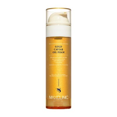 MAXCLINIC [K-Beauty] Gold Caviar Cleansing Oil to Foam | Daily Face Wash Oil Based Cleanser to Foam | Korean Oil Foaming Face Cleanser | Hydrating Facial Cleanser for Dry Sensitive Skin (3.88 oz)