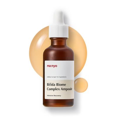 MANYO FACTORY Bifida Biome Complex Ampoule 1.7 fl oz (50ml) Korean Skincare, Facial Skin Rejuvenating, with 10-types-of Hyaluronic Acid, for Women and Men