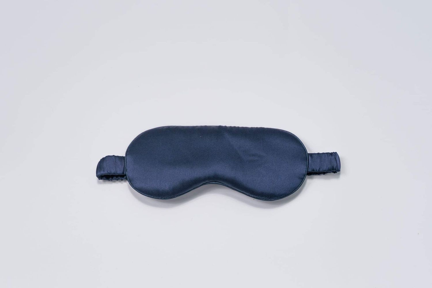 LUSSO 21mm 100% Pure Mulberry Silk Sleep Mask, 100% Silk Inside Out, Super Soft, Anti-Aging, Blue