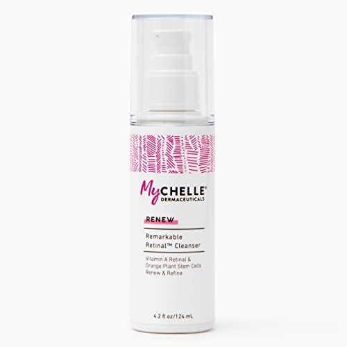 MyCHELLE Dermaceuticals Remarkable Retinal Facial Cleanser (4.2 Fl Oz), Renews and Refines Skin with Vitamin A Retinaldehyde and Orange Plant Stem Cells