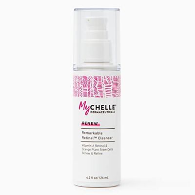 MyCHELLE Dermaceuticals Remarkable Retinal Facial Cleanser (4.2 Fl Oz), Renews and Refines Skin with Vitamin A Retinaldehyde and Orange Plant Stem Cells