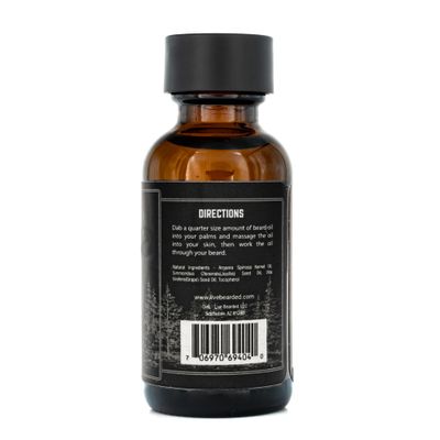 Live Bearded Beard Oil - 1 fl oz - Natural Beard Care for Men with Jojoba Oil - Made in USA - Beard Oil for Dry Flaky Skin - Legend Scented: Sandalwood, Vanilla