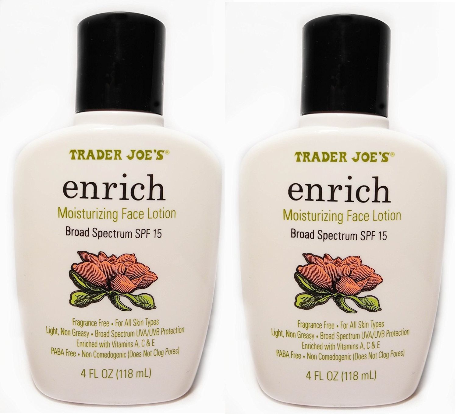 Trader Joe&#39;s Enrich Moisturizing Face Lotion Pack of 2