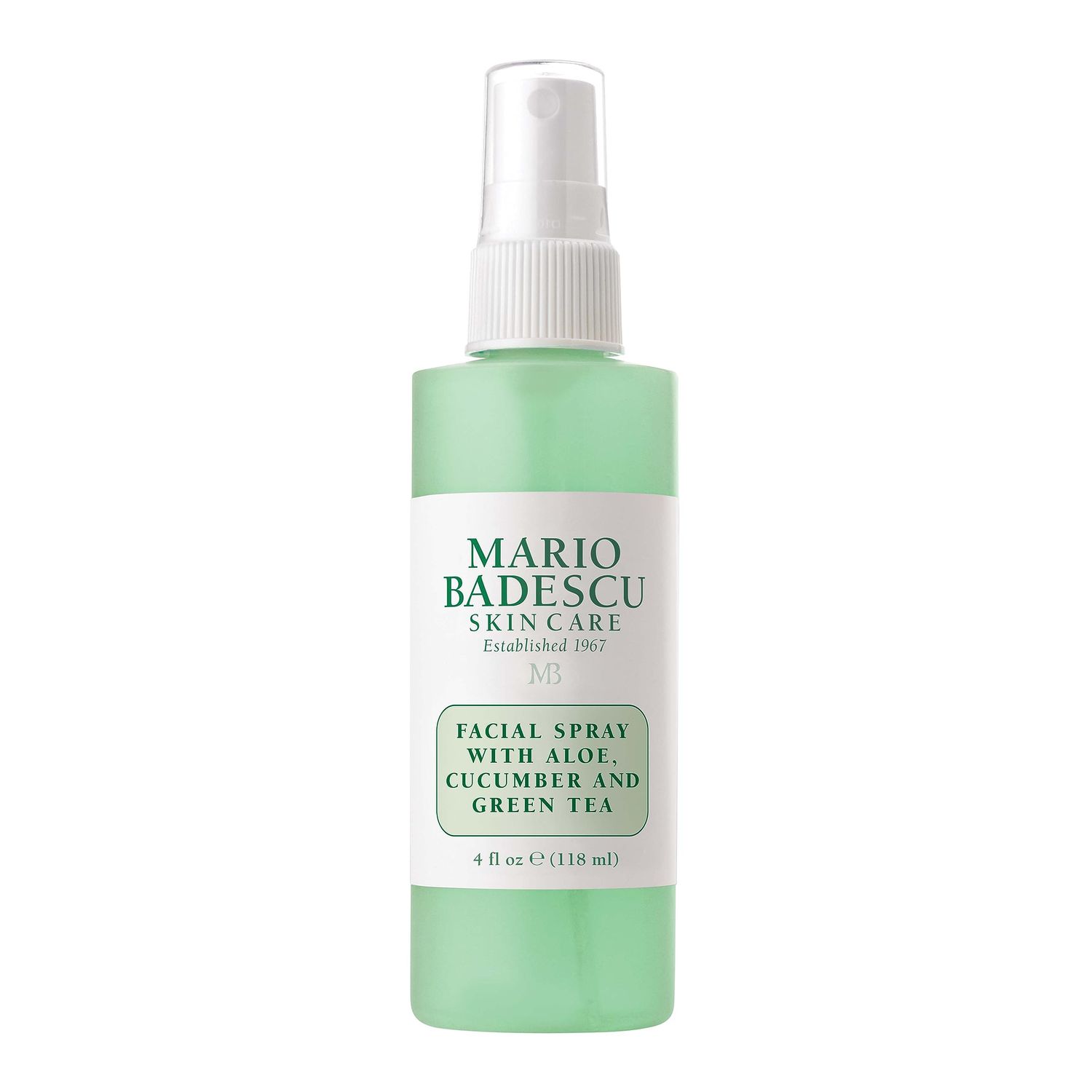 Mario Badescu Facial Spray with Aloe, Cucumber and Green Tea for All Skin Types | Face Mist that Hydrates &amp; Invigorates | 4 FL OZ