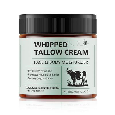 Mariayu Beef Tallow for Skin, Tallow and Honey Balm, Moisturize Your Skin, Provide Your Skin with Long-Lasting Moisturizing, Prevent Skin Aging, and Repair Skin, for All Skin Type - 4.2 oz