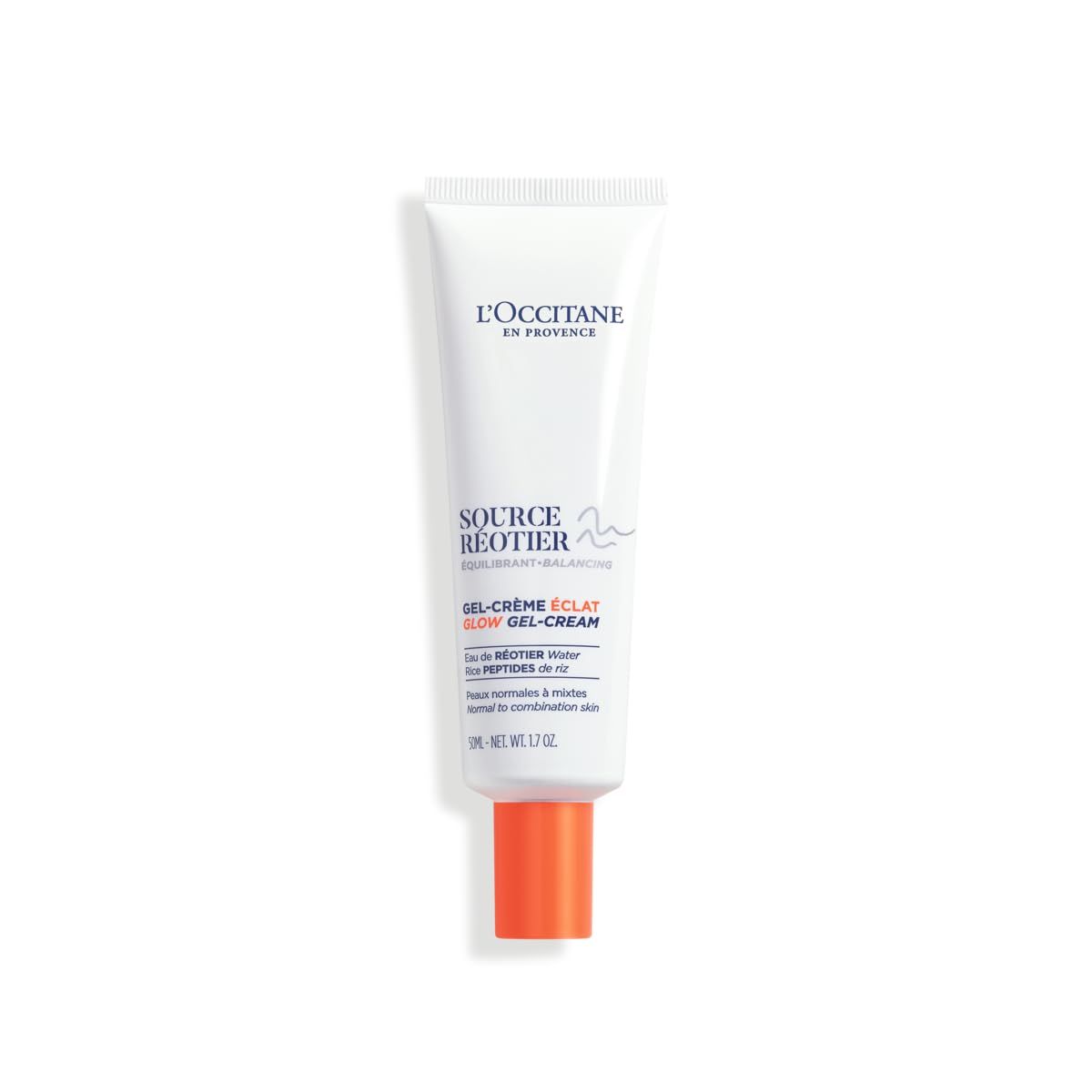 L&#39;OCCITANE Source Reotier Glow Gel-Cream: Visibly Plump Skin, Dewy Finish, For Normal to Combination Skin, 1.7 Oz