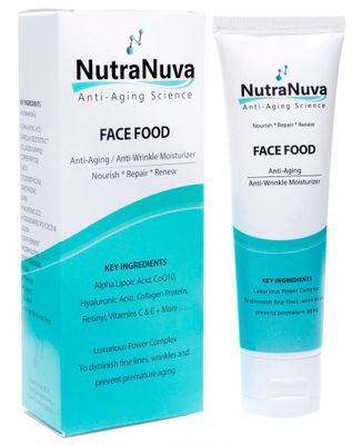 NutraNuva Anti Aging Face/Neck Cream &amp; Eye Wrinkle VEGAN Moisturizer - Hyaluronic Acid, GHK Copper Peptides, CoQ10, Vitamin C &amp; E, Retinyl, PhytoCeramides, Collagen Protein - Night/Day Skincare