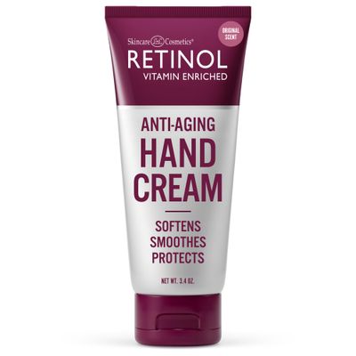 Retinol Anti-Aging Hand Cream - The Original Retinol Brand For Younger Looking Hands -Rich, Velvety Hand Cream Conditions &amp; Protects Skin, Nails &amp; Cuticles