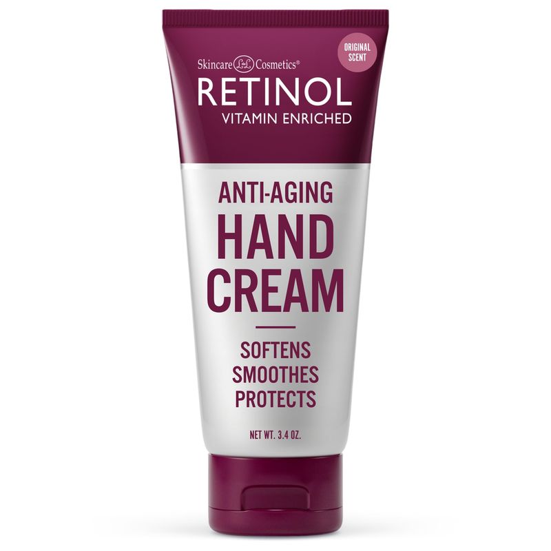 Retinol Anti-Aging Hand Cream - The Original Retinol Brand For Younger Looking Hands -Rich, Velvety Hand Cream Conditions &amp; Protects Skin, Nails &amp; Cuticles