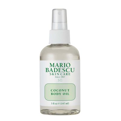 Mario Badescu Coconut Body Oil Enriched with Coconut Oil &amp; Shea Butter | Lightweight Skin Care Hydrating and Moisturizing After Shower Massage Oil | 5 FL OZ