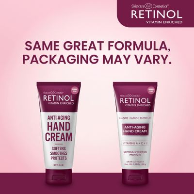 Retinol Anti-Aging Hand Cream - The Original Retinol Brand For Younger Looking Hands -Rich, Velvety Hand Cream Conditions &amp; Protects Skin, Nails &amp; Cuticles