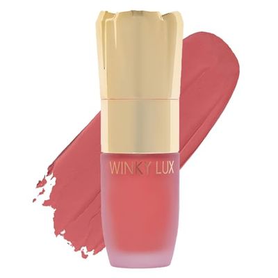 Winky Lux Cheeky Rose Liquid Blush, Gel-Cream Blush with Buildable Color, Lightweight Velvet Finish for Long Lasting Color, Neutral Rose Blush, Queen