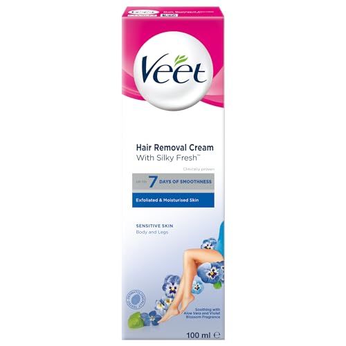 Veet Hair Removal Cream Sensitive Skin with Aloe Vera &amp; Vitamin E (100ml)