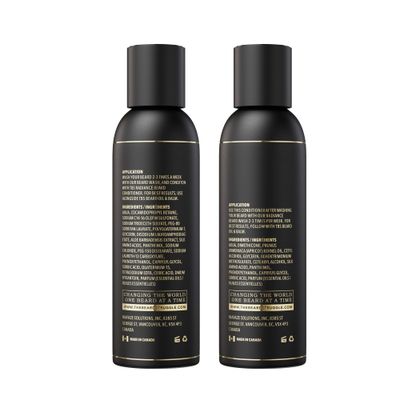 The Beard Struggle - Radiance Beard Wash & Conditioner Bundle - Gold Collection - Pack of 2, Asgardian Secret - Nourish, Cleanse, Softens, & Strengthens Beard - Beard Wash and Conditioner for Men