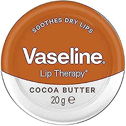 Vaseline Lip Therapy | Vaseline Lip Balm | Lip Moisturizer for Very Dry Lips | Cocoa Butter | 20g