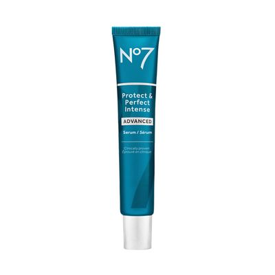 No7 Protect &amp; Perfect Intense Advanced Serum - Anti-Aging Face Serum that Visibly Smoothes &amp; Firms Fine Lines and Wrinkles - Formulated with Hyaluronic Acid and Matrix 3000+ Technology (1.69 Fl Oz)
