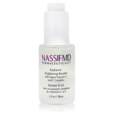 NassifMD Radiance Booster Vitamins C for Face, Brightening serum Dark Spot Remover, Vitamin C with Omega-3 and Squalene Oil