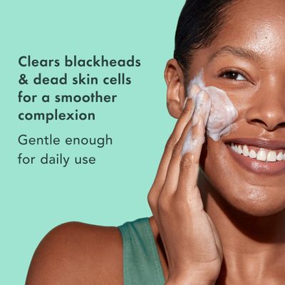 Rael Face Wash, Miracle Clear Exfoliating Cleanser - Face Cleanser for Oily &amp; Acne Prone Skin, Korean Skin Care, Facial Foaming Cleanser, Hydrating, w/Salicylic Acid, Vegan, Cruelty Free (5.1 fl. oz)